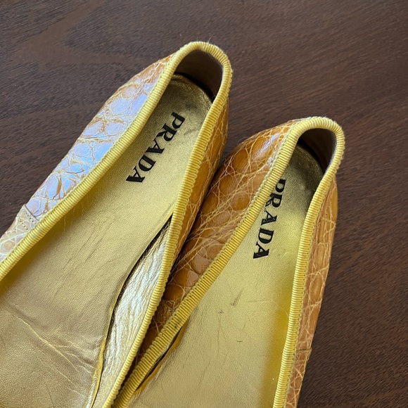 Prada Crocodile Flats - Picture 2 of 5